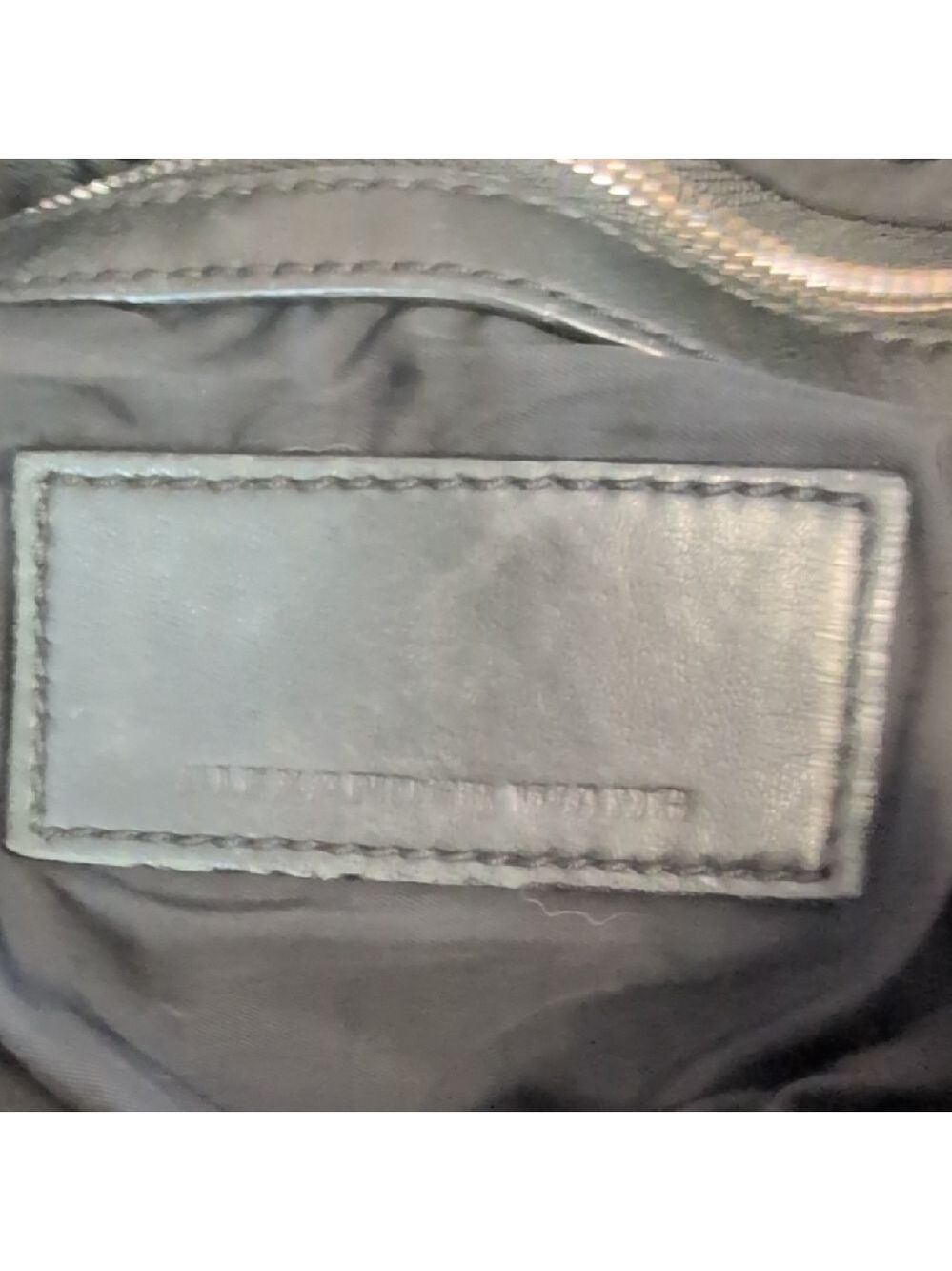 Alexander Wang Leather Mini Marti Zipper Expandable Shoulder Backpack C193 - Picture 5 of 6